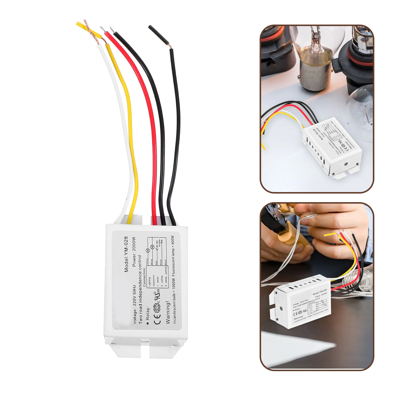 

3 Channel 220V Digital Switch For Lamp Led Light Wireless Remote Control Exhaust Fan Energy-Saving Modern Low-Pressure Dome Lamp