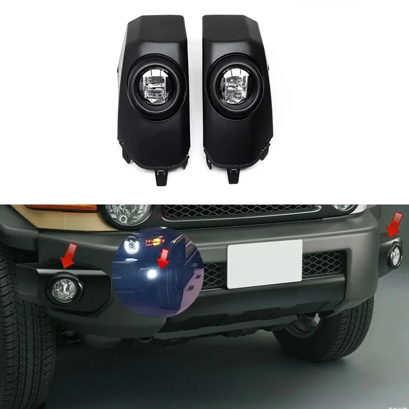 2X Fog Light With Switch Harness For-Toyota FJ Cruiser 2007-2014