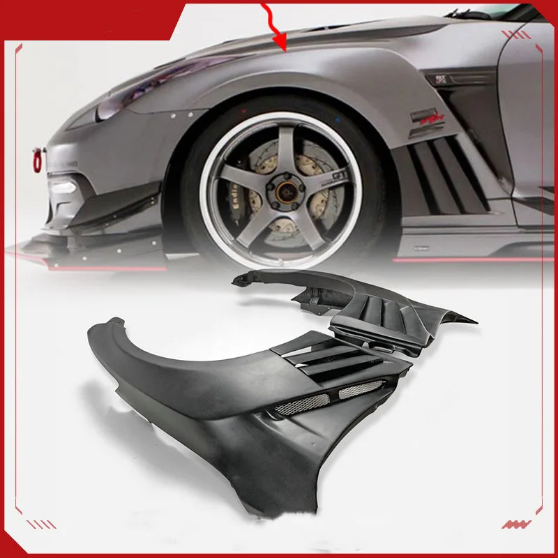 

Suitable for Nissan Ares R35 GTR modified Varis front fenders Carbon fiber fenders shark fin vents 2014
