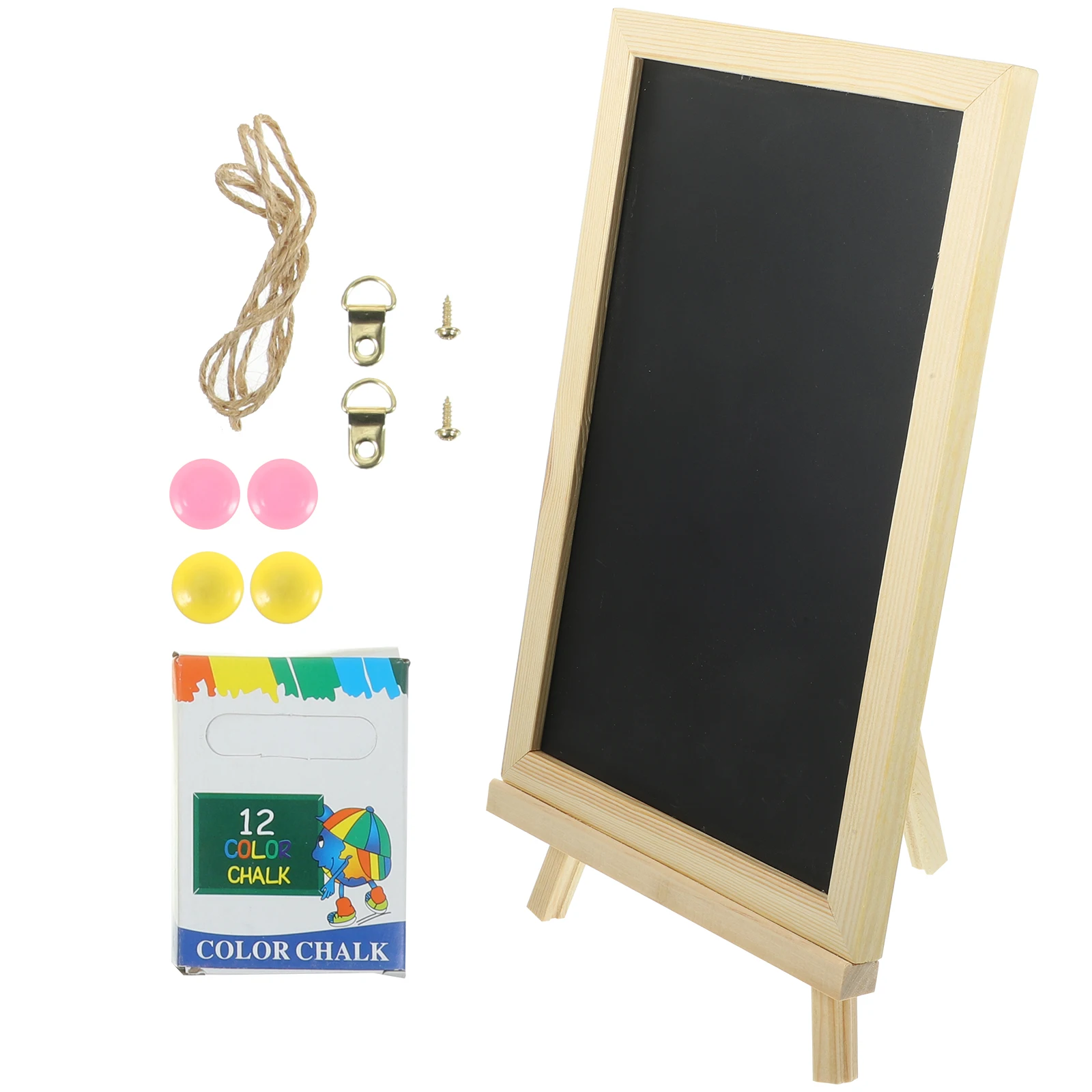 

Mini Chalkboard Stand Wooden Message Board For Home Restaurant Party Buffet Multifunctional Blackboard Sturdy Design