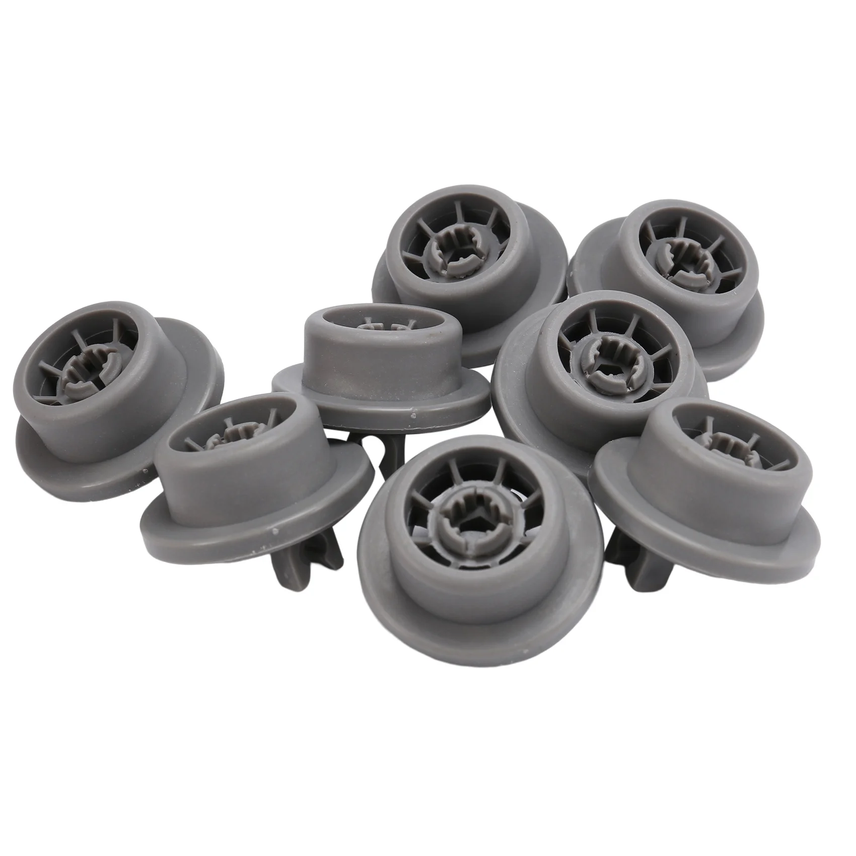 8PCS Dishwasher Lower Rack Basket Dishrack Wheel for Profilo/Bosch/Siemens/NEFF 165314 Set Lower Basket Dishwasher Parts