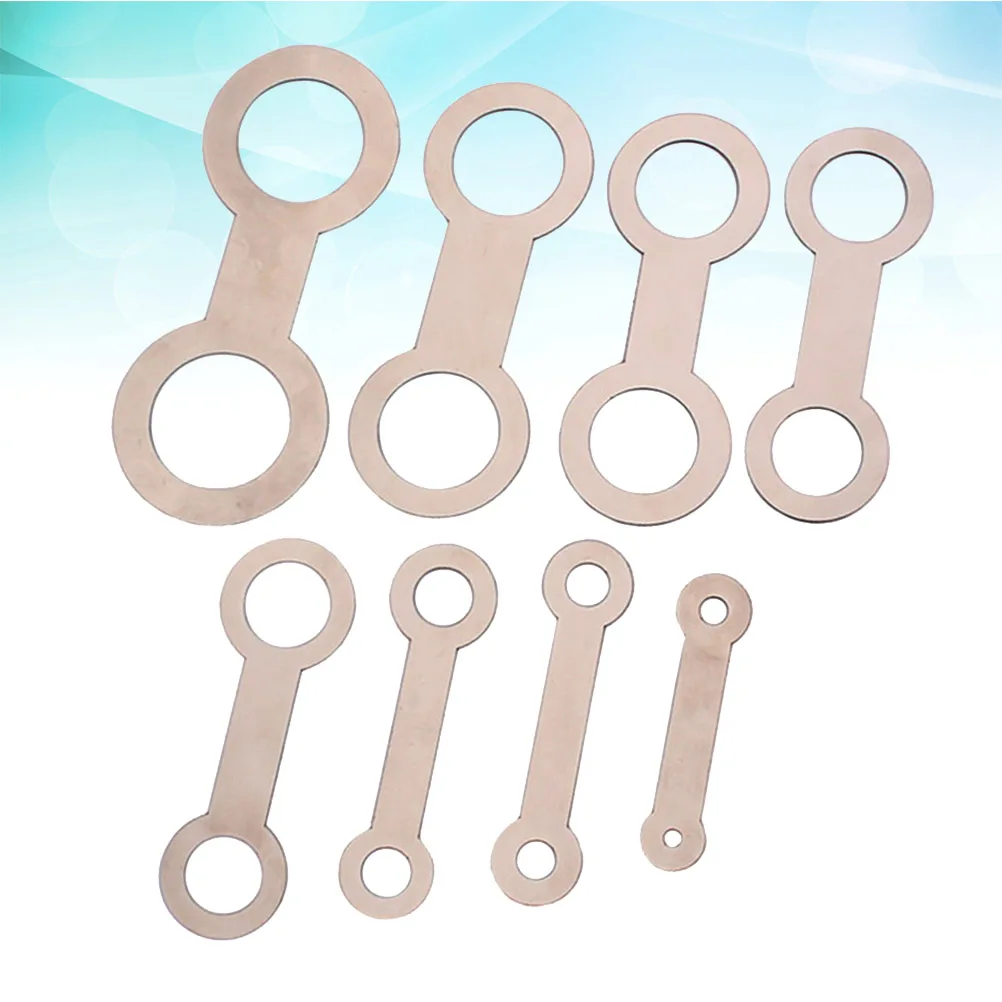 

8pcs Saxophone Pad Leveling Rings Tool for Repair Wind Instruments Flute Clarinet Durable PAD IRON Practical Accessories Musical