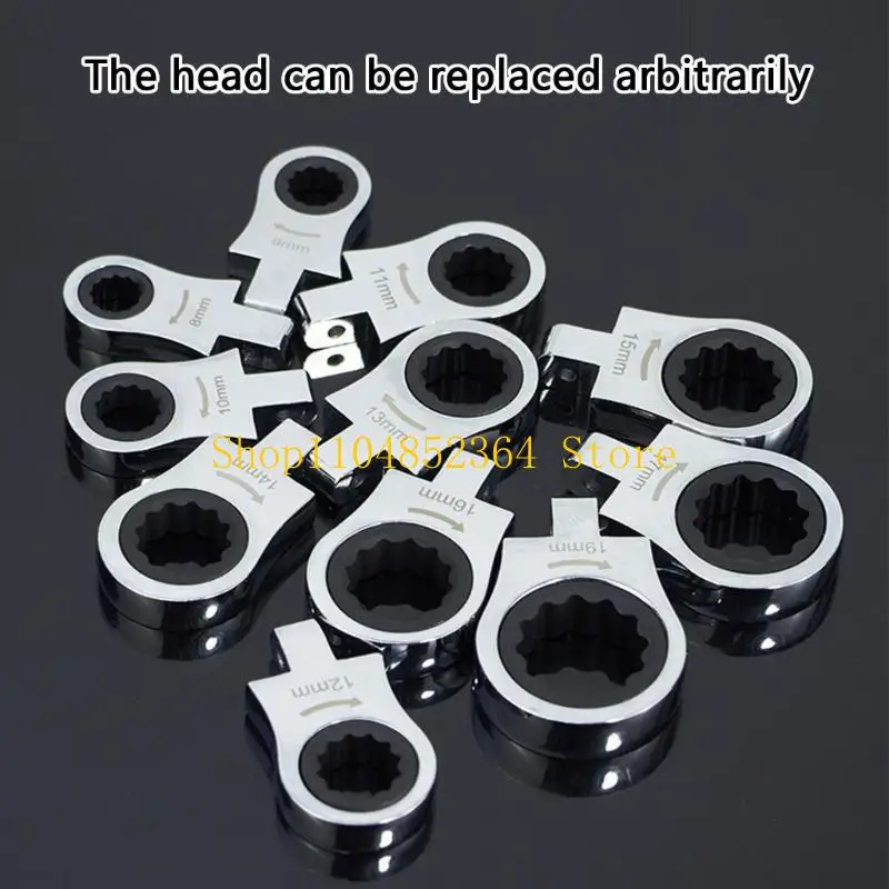 652F Efficient Ratchet Wrench Set with Ergonomic Handle for Home and Professional Use