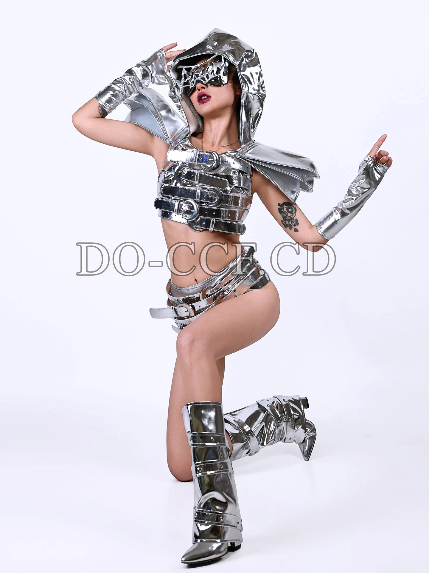 Kostium Sceniczny Tancerki Backup Gogo 2025 Grupy Klub Nocny Bar Dj Impreza Sukienka Damska Jazz Dance Drag Queen Strój Sceniczny DN21404