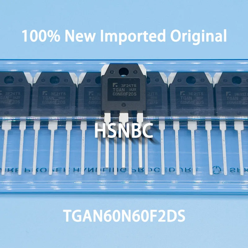 Transistor de potencia TGAN60N60F2DS 60N60F2DS 60N60 TO-3P 600V 60A IGBT, nuevo y Original, lote de 5 unidades, 100%