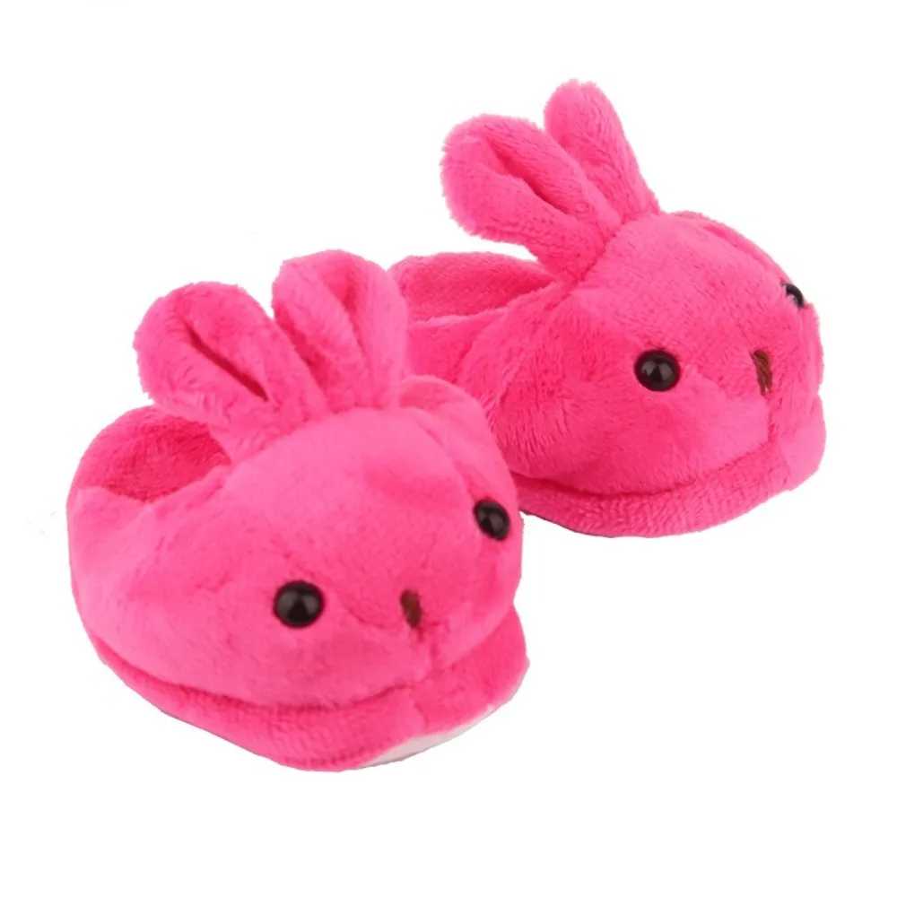 New Original Doll Slippers Cartoon Animal Playing House Mini Plush Shoes Rabbit Bear Cute Style Doll Accessories 1/4 BJD Dolls - Image 5
