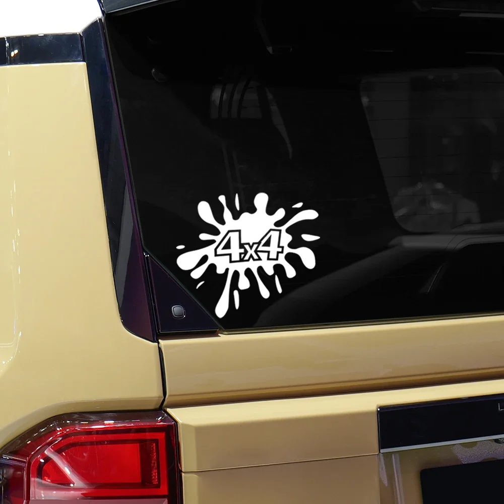 

Funny 4x4 Off Road Splash Sticker Car Window Bumper Vinyl Decal Self Adhesive PVC Auto Styling Decoration Sticker Accessories