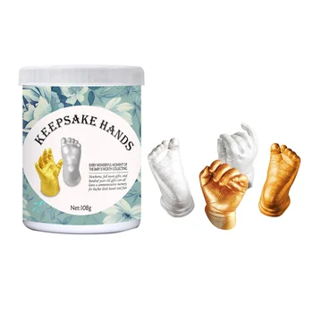 Baby Hand Casting Kit Statue Hand Casting Molding Kit Baby Anzüge Kinder Manuelle Andenken Gips Fuß Schlamm Liefert Kind Handabdruck