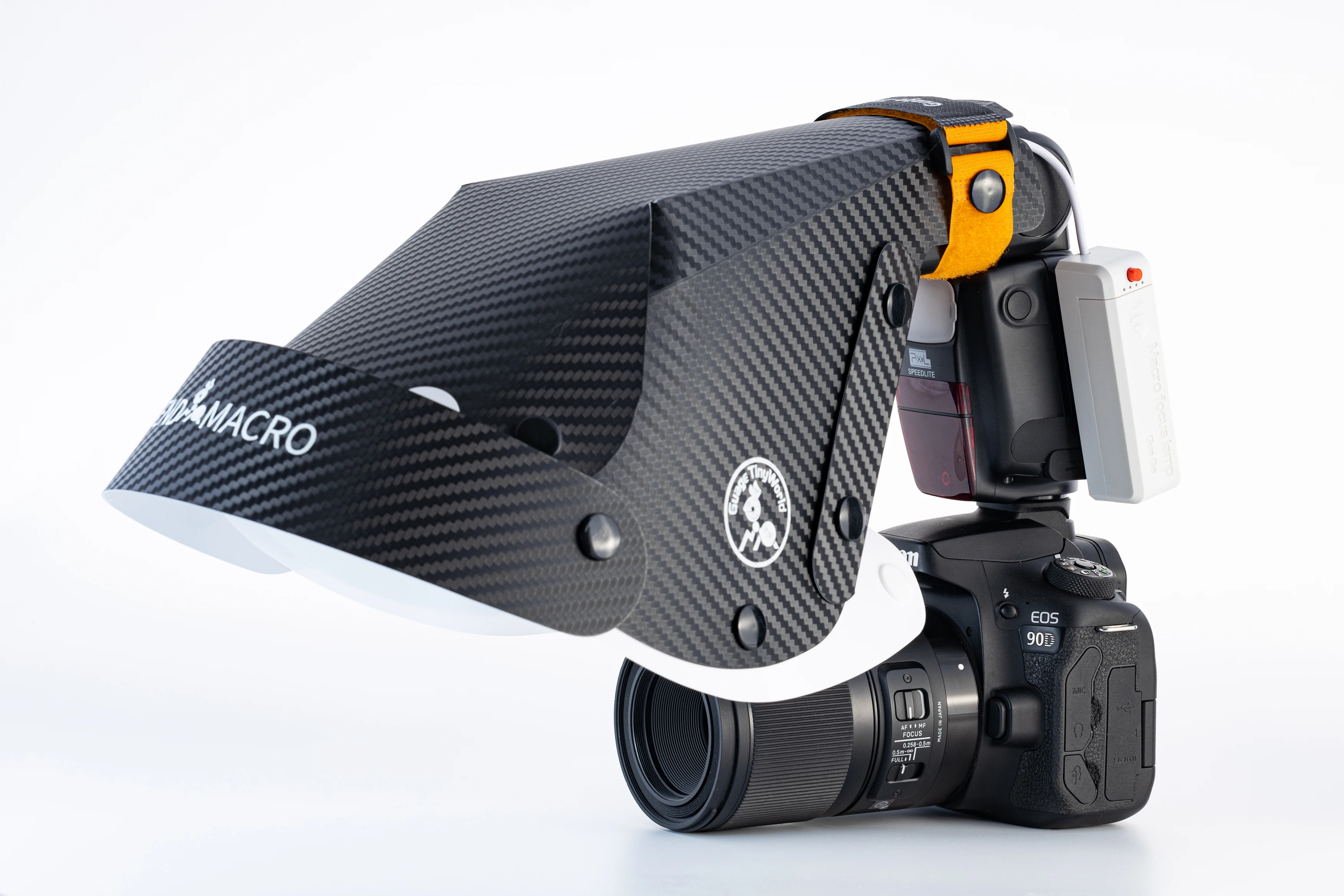 Universele Flitser Diffuser Softbox Speedlight Reflector Snoot Camera Accessoires Voor Macro Lens Schieten, Guage-Small Geüpgraded