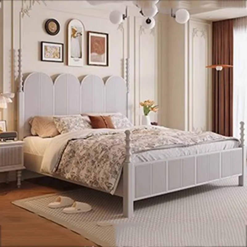 رخيصة مصمم إطار سرير مزدوج أسود تخزين الطابق المنزل سرير مزدوج الملكة النوم الأوروبي Letto Matrimoniale الشمال الأثاث