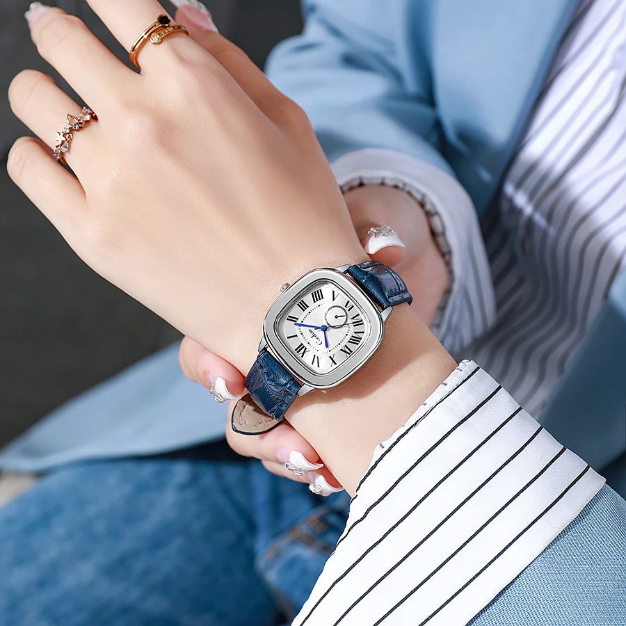 2025 New Arrival Fashion Women Quartz Watch Leather Strap Women Wristwatch Sell Like Hot Cakes