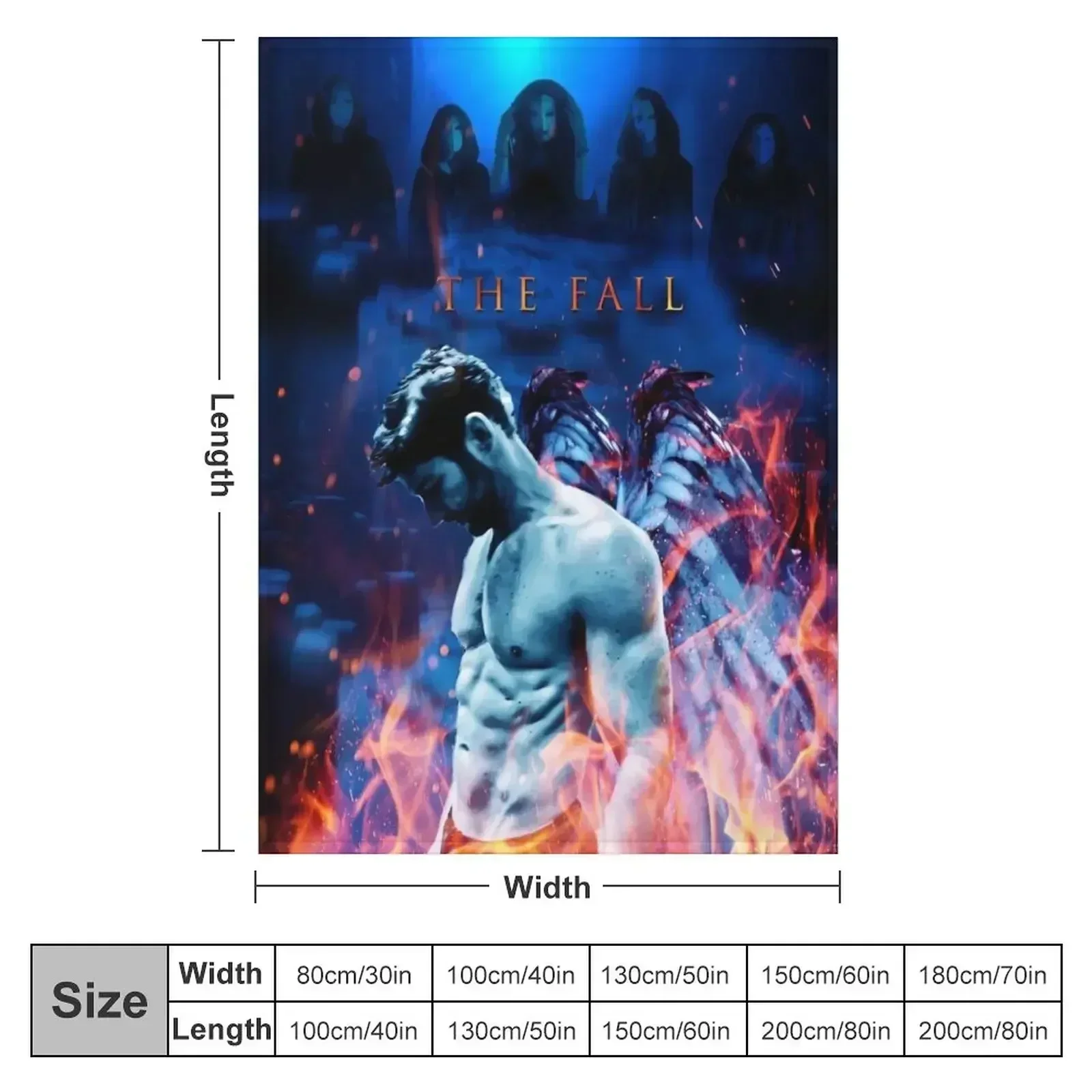 Lucifer - The Fall Throw Blanket Softest Soft Beds Thermals For Travel Decorative Beds Flannels sofa bed Blankets