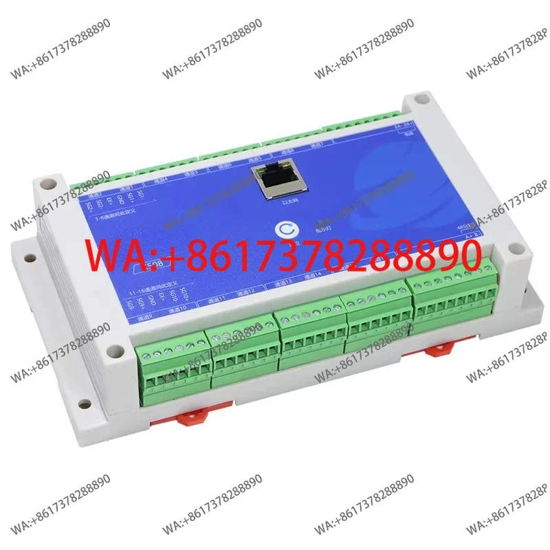 16 channels force value rapid acquisition, weighing, force measurement, RS485, Ethernet communication signal amplifier