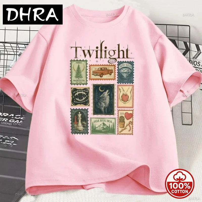 New style Vintage Twilight T-shirt Book Lover Cotton Men Women Tshirt Unisex Clothing Summer Aesthetic High Quality Tee
