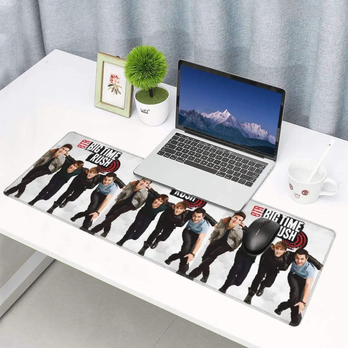 Large Mouse Pad Big Time Rush BTR Gamer PC Laptop Mats Keyboard Carpet Computer Gaming Office Accessories Desk Mat