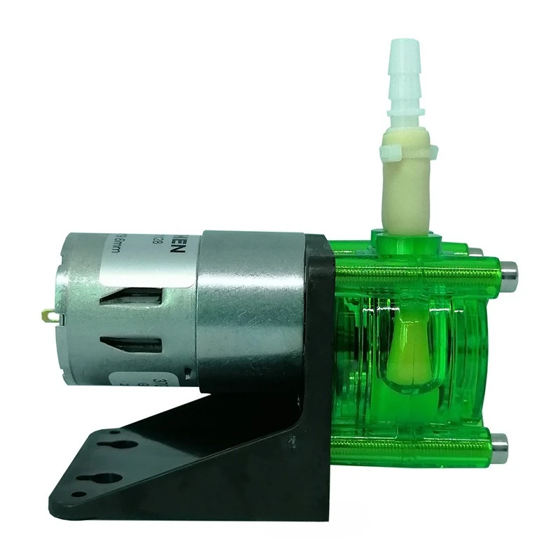 

Large flow peristaltic pump Easy-to-install titration pump BPT pipe 12V/24V 500mL/min Right angle corrosion resistance
