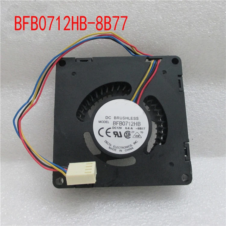 New original Blower Fan FOR 12V BFB0712HB-8B77 70X70X15MM 7CM  micro blower fan