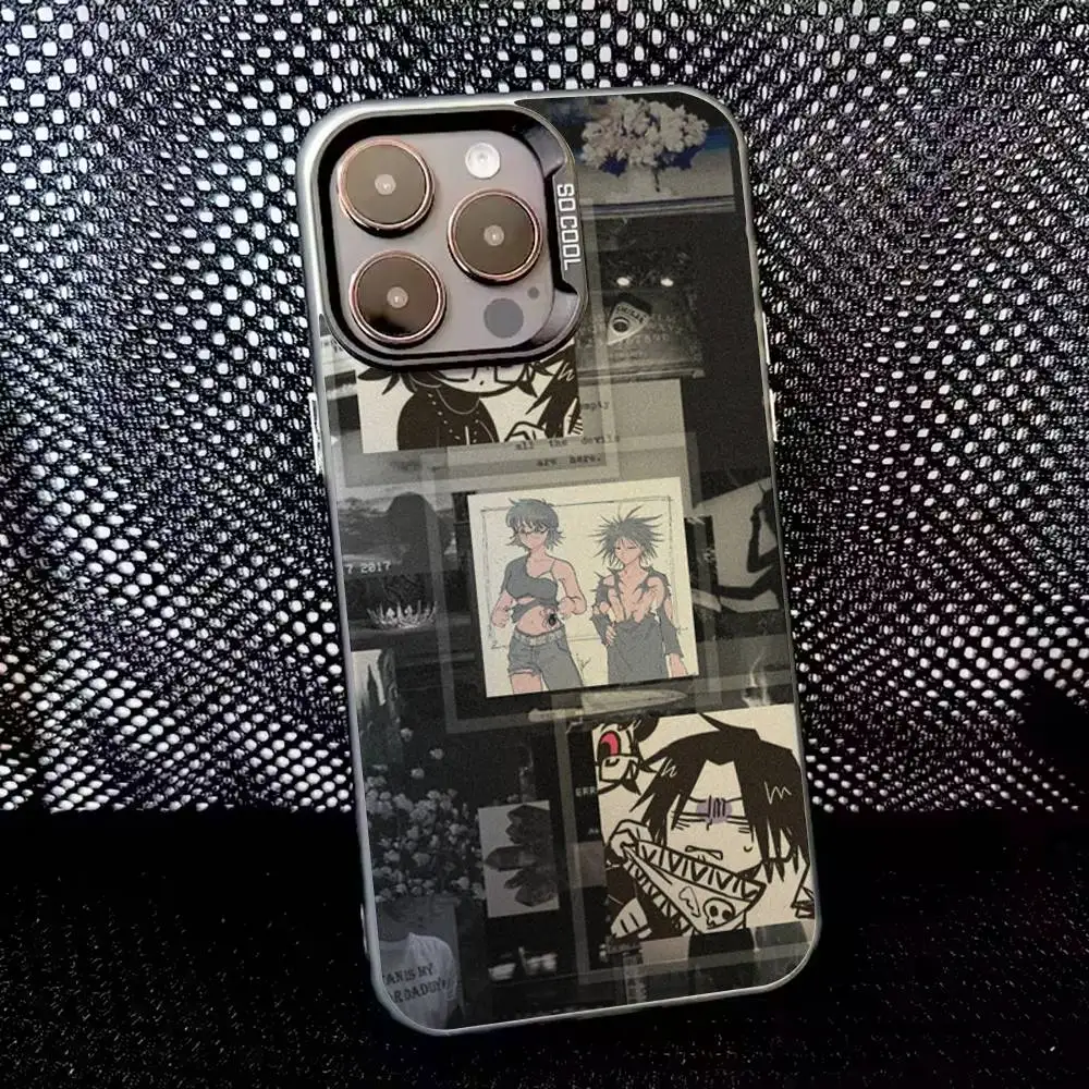 حافظة هاتف H-Hunter S-Shizuku لهاتف iPhone 16,15,14,13,12,11,8,7,Pro,Max,Plus,Mini,XS,SE مضادة للسقوط باللون الأسود غير اللامع