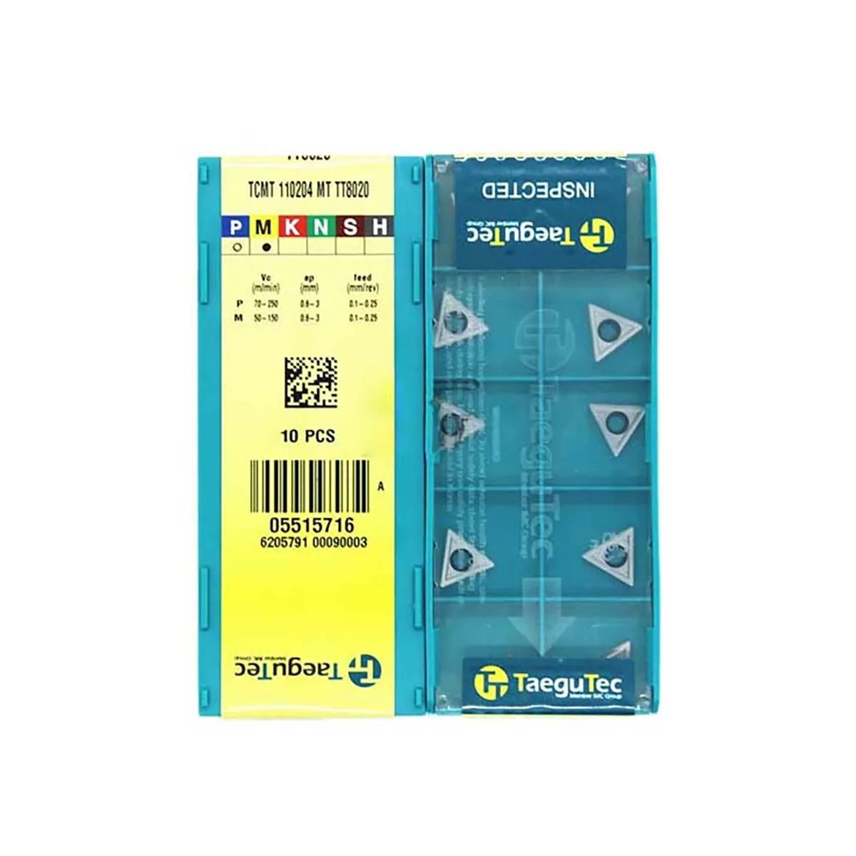 TaeguTec 100% الأصلي TCMT TCMT16T308 TCMT16T304 TCMT110202 TCMT110208 TCMT090204 TCMT110204 متوسطة كربيد تحول إدراج