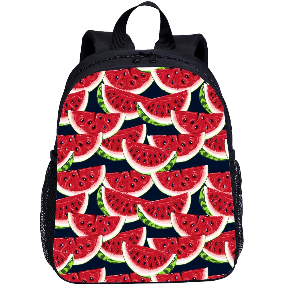 16 Inch Fruit Pattern Kids School Bag Backpack Kids Schoolbag Toddler Backpack Student Bag Lovely Lightweight Travel Bag