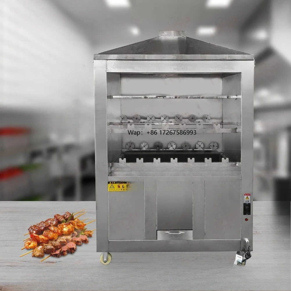 

Недорогой бразильский гриль-барбекю на древесном угле / Популярная высокопроизводительная бразильская гриль-машина для барбекю