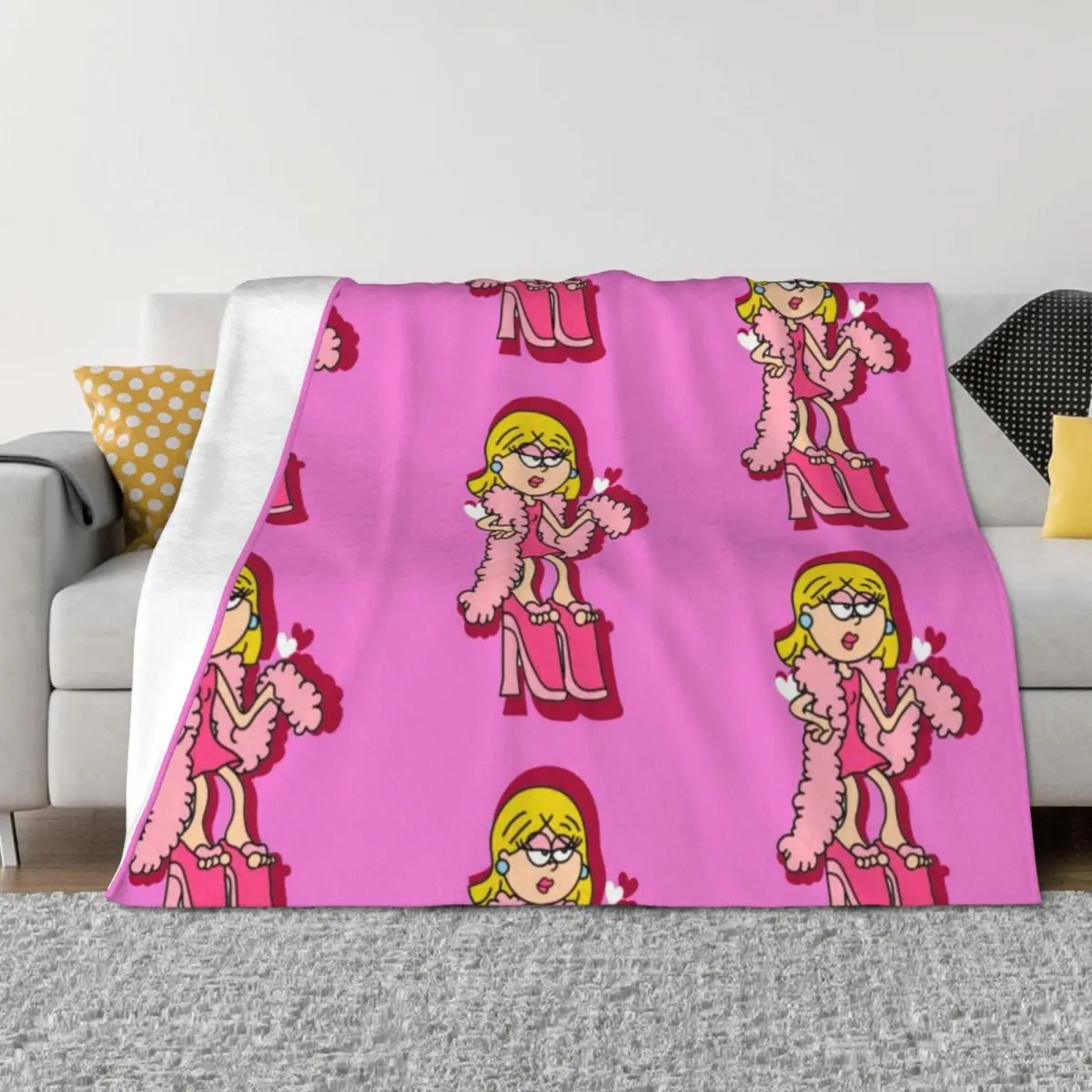 

Lizzie Cartoon Throw Blanket anime Furrys Luxury Single Blankets