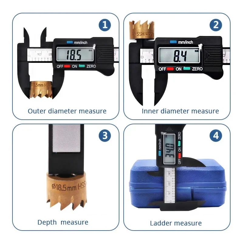 Hot Sell 150mm 100mm Electronic Digital Caliper Carbon Fiber Dial Vernier Caliper Gauge Micrometer Measuring Tool Digital Ruler