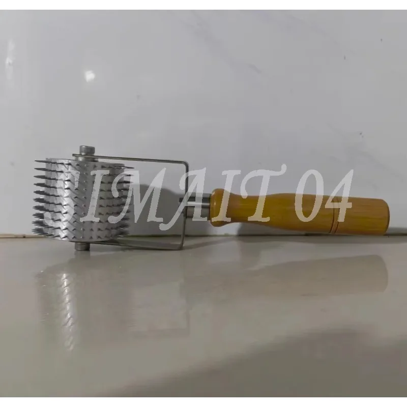 Factory custom perforated needle roller perforated pinhole hand push roller barbed roller