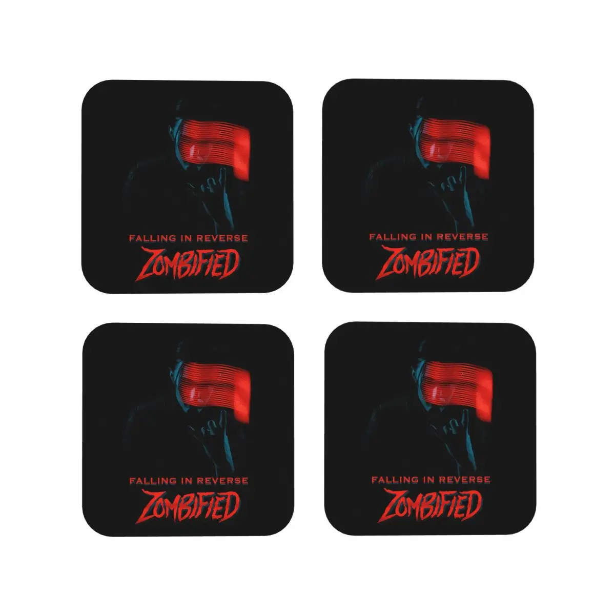 

Подставки Zo.mbie, кухонные салфетки, изоляционные коврики для чашек, кофейных ковриков для декора, домашняя посуда, подушечки, набор из 4 шт.