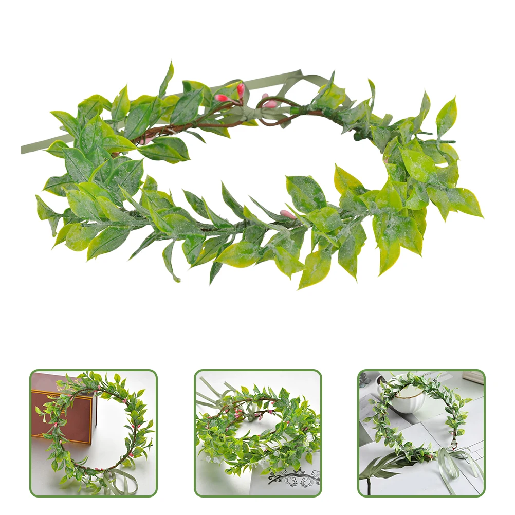 

Bride Headpiece Lightweight Hair Bride Wreath Wedding Wreath Headpiece Headdress Accessories Women Party Photos