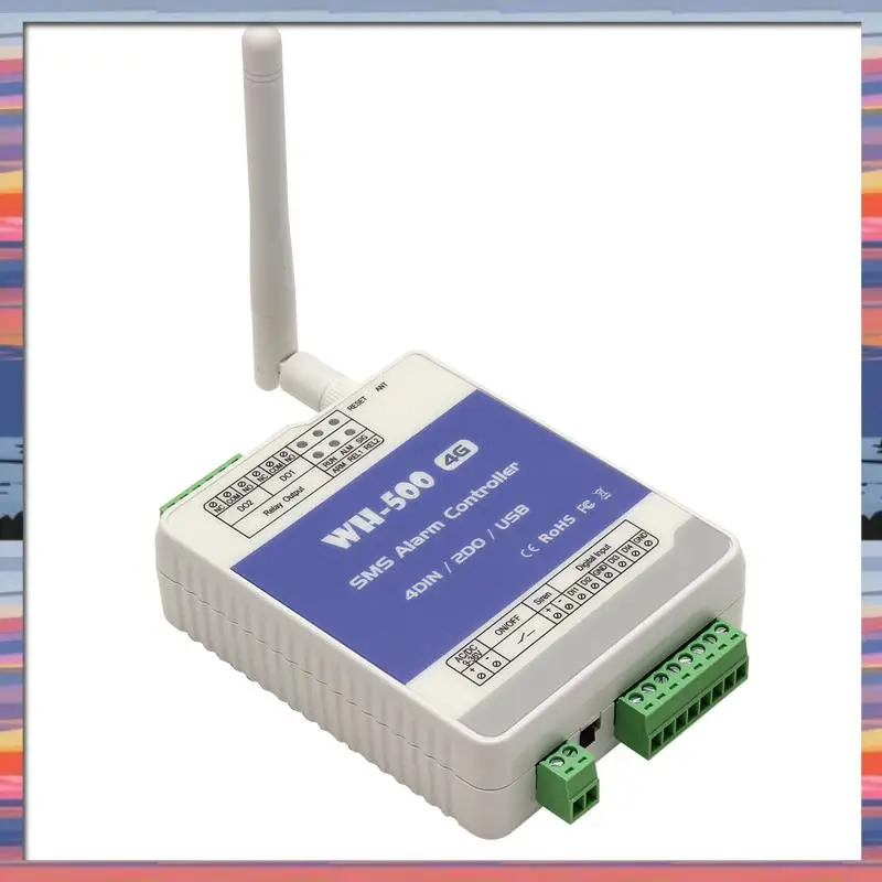 AC18 (Garantizzato) WH-500-EU 4G GSM Controller di allarme wireless remoto Apriporta Interruttore relè Telecomando Controllo APP