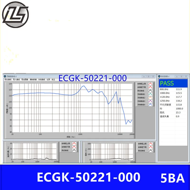 

LS ECGk-50221 5ba composite horn all frequency moving iron unit headset speakers receiver has frequency division 2PCS