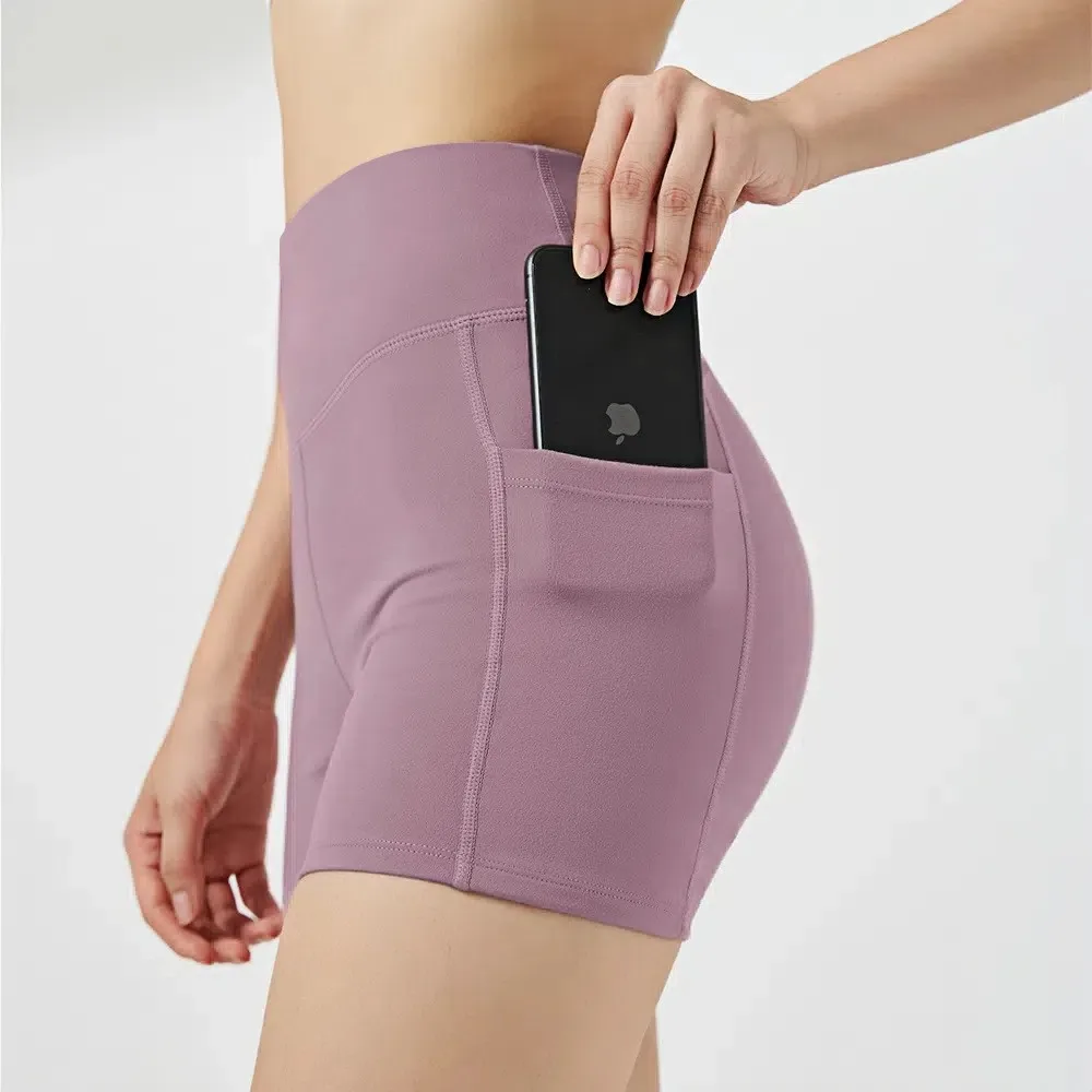 Summer Yoga Shorts Women Gym Fitness Shorts Breathable Cycling Shorts Sports High Waist Workout Female Impact Yoga Short Tights