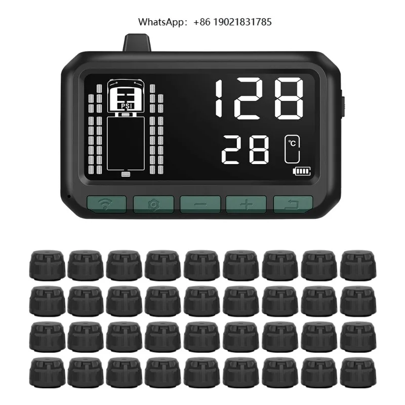 Truck Transporter Semi-trailer Tire Pressure  Tire Pressure Temperature Safety Alarm