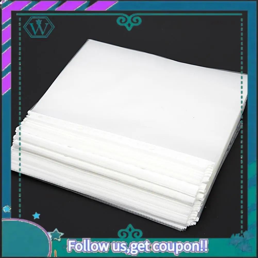 A75Q-Pack Of 400 A5 Clear Punched Pockets - Plastic Poly Folders