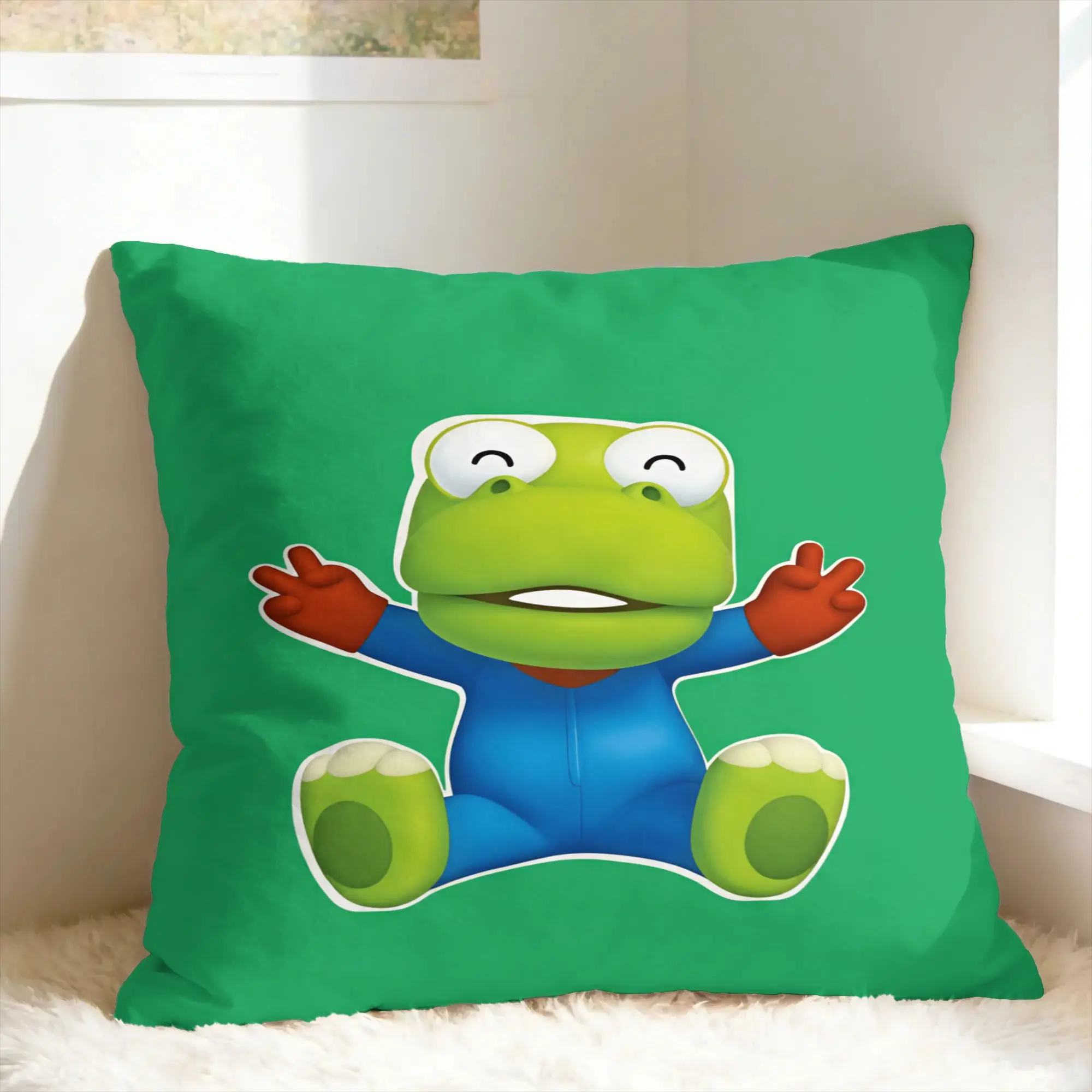 Cartoon P-PororoS Pillowcases  Kawaii Pillow Case For Sofa Couch Bed Living Room Soft Pillow Cover