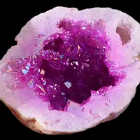 1PC Natural Agate Plated/Electroplated Cornucopia Crystal Cave Raw Stone Bare Stone Display Mineral Specimen Decoration Fortune 5
