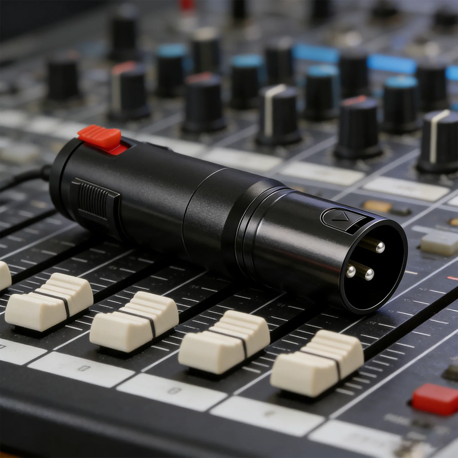 1/4 TRS Female To 3Pin XLR Male Balanced Audio Coupler Lockable Audio Cable Mic Cord Adapter Plug for Mixer Amplifier