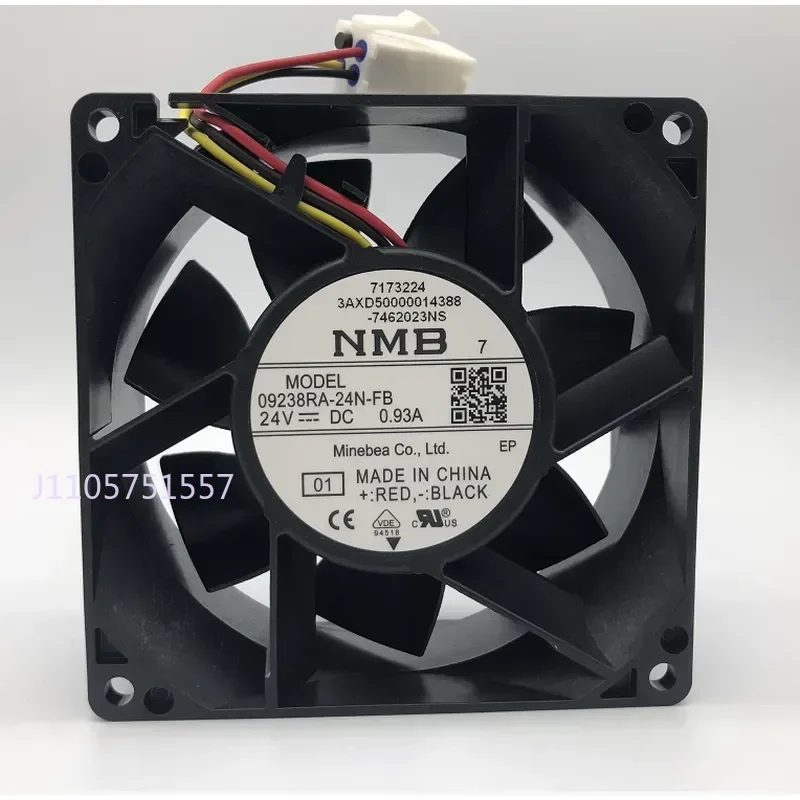 09238RA-24N-FB 9038/24V 9cm DC Inverter Cooling Fan for Electronic Equipment 0.93A