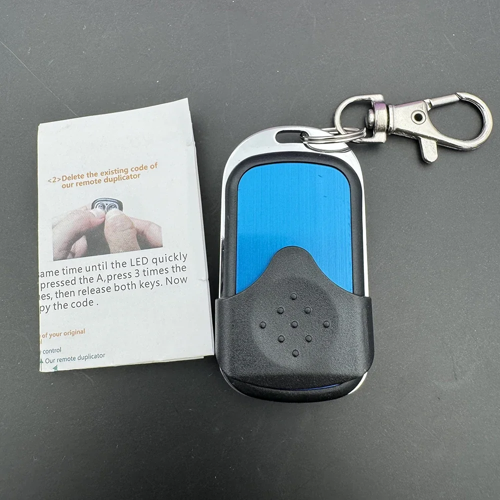 범용 4 버튼 ABCD 차고 문 오프너 원격 제어 433MHZ 복제 고정 코드 복사기 차고