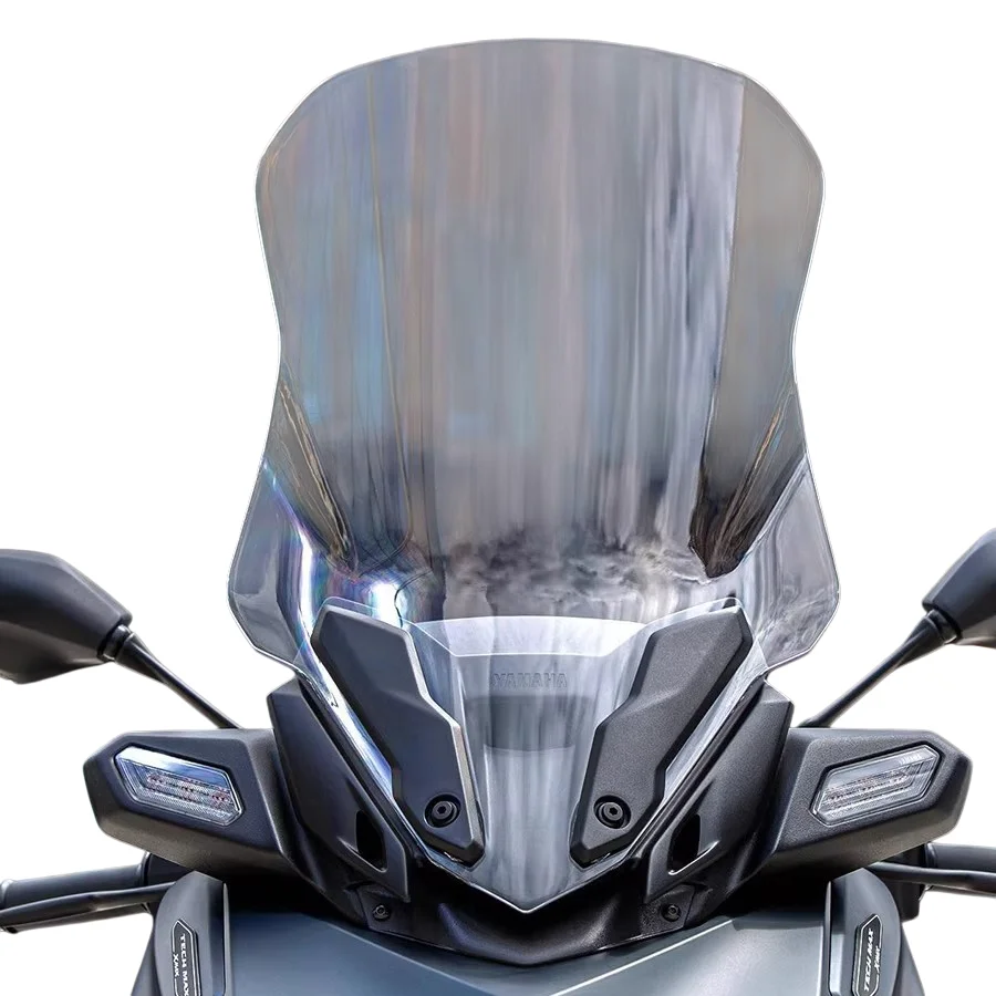FOR YAMAHA XMAX300 23-24 Clear Windscreen High Toughness Gravel Impact Resistant Sleek Transparent Design Motorcycle Accessory