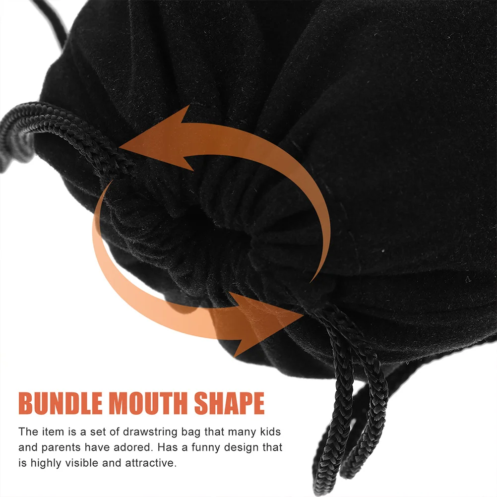 20 Pcs Pirate Drawstring Bag Halloween Prop Candy Bags Small Sturdy Delicate Gift Container