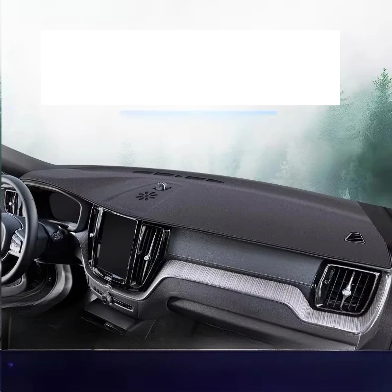 Leather Dashboard Mat for Volvo XC60 S60 XC40  S90 XC90 2017-2025 Sun Protection Cover Anti-Glare Car Interior Accessories
