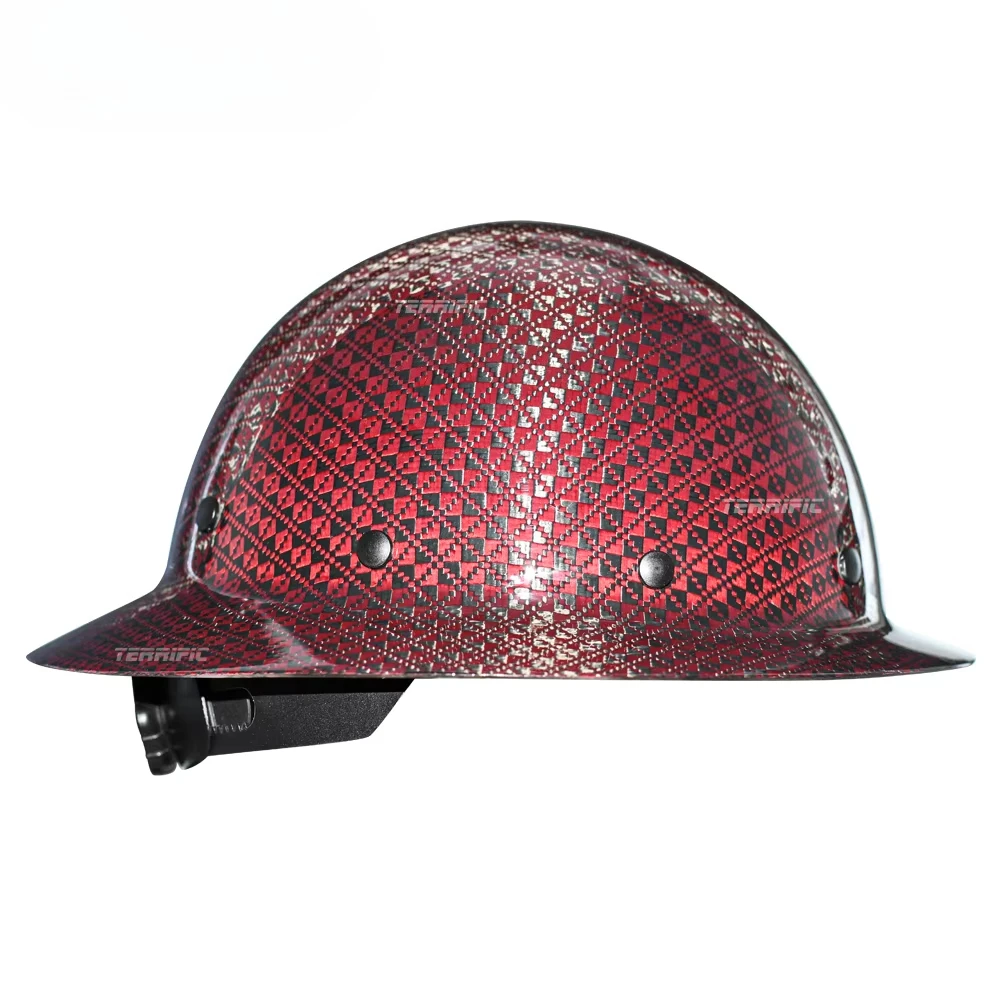 Type 2 G-class engineering mining headlights can be added with fiberglass helmet protection helmet full brim industrial
