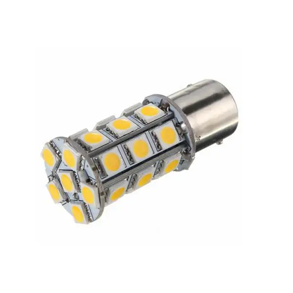 5 Pairs 27 SMD Warm White 4500K Reverse Brake Tail LED Bulb Light Backup Lamp