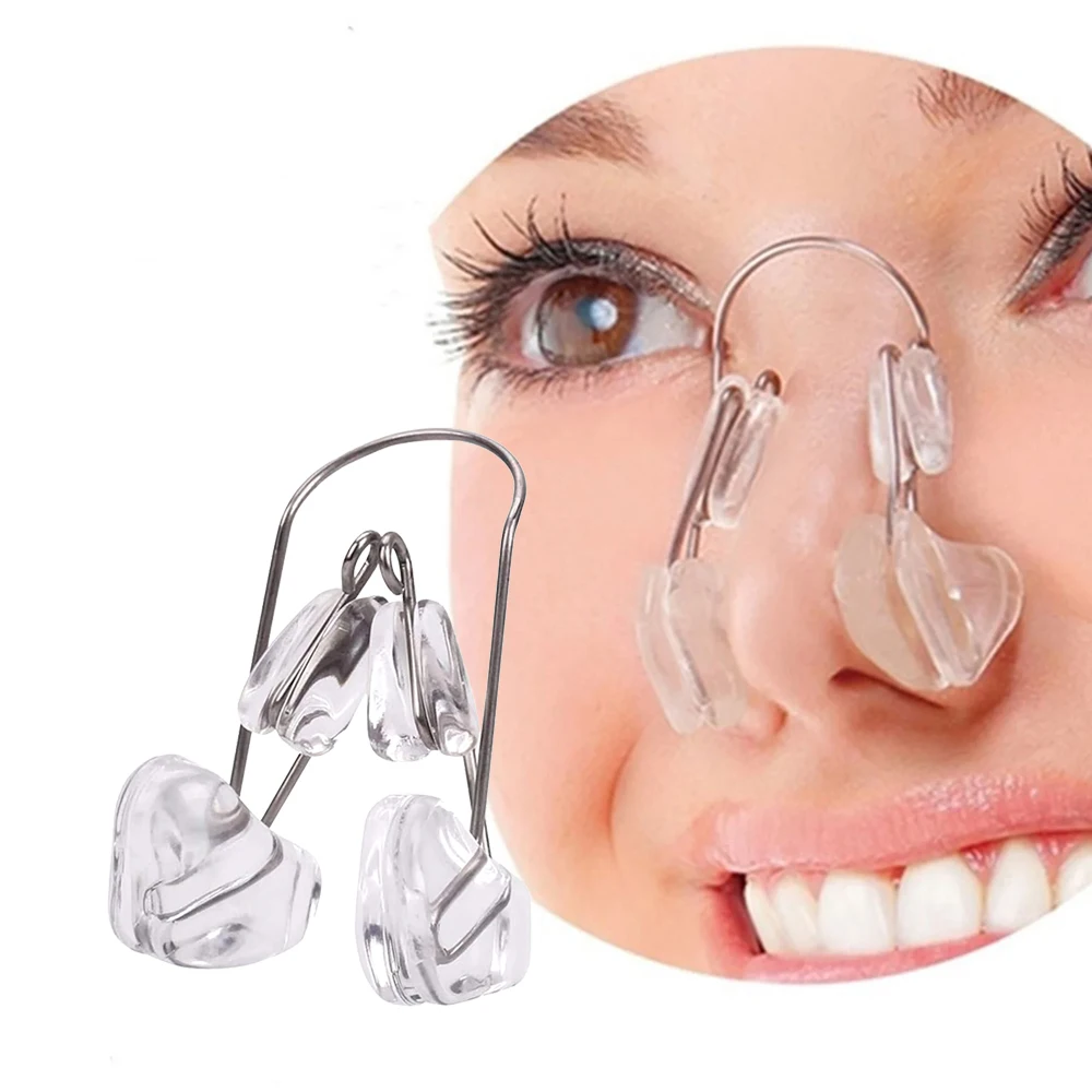 Silicone Nose Shaper Clip Nose Up Lifter Nose Job Without Surgery Nose Corrector Straightener Device Pain-Free for Wide Noses