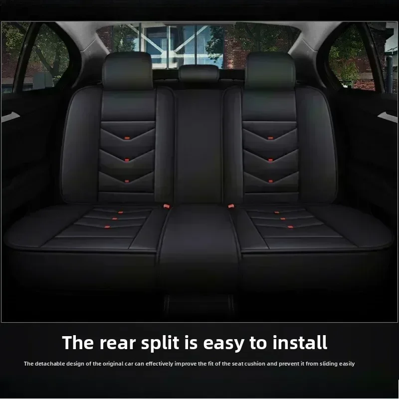 Housses de siège de voiture respirantes, housses intérieures de voiture compatibles avec banc fendu en tissu de maille d'air 3D, adaptées à la plupart des voitures, berlines, camions, SUV