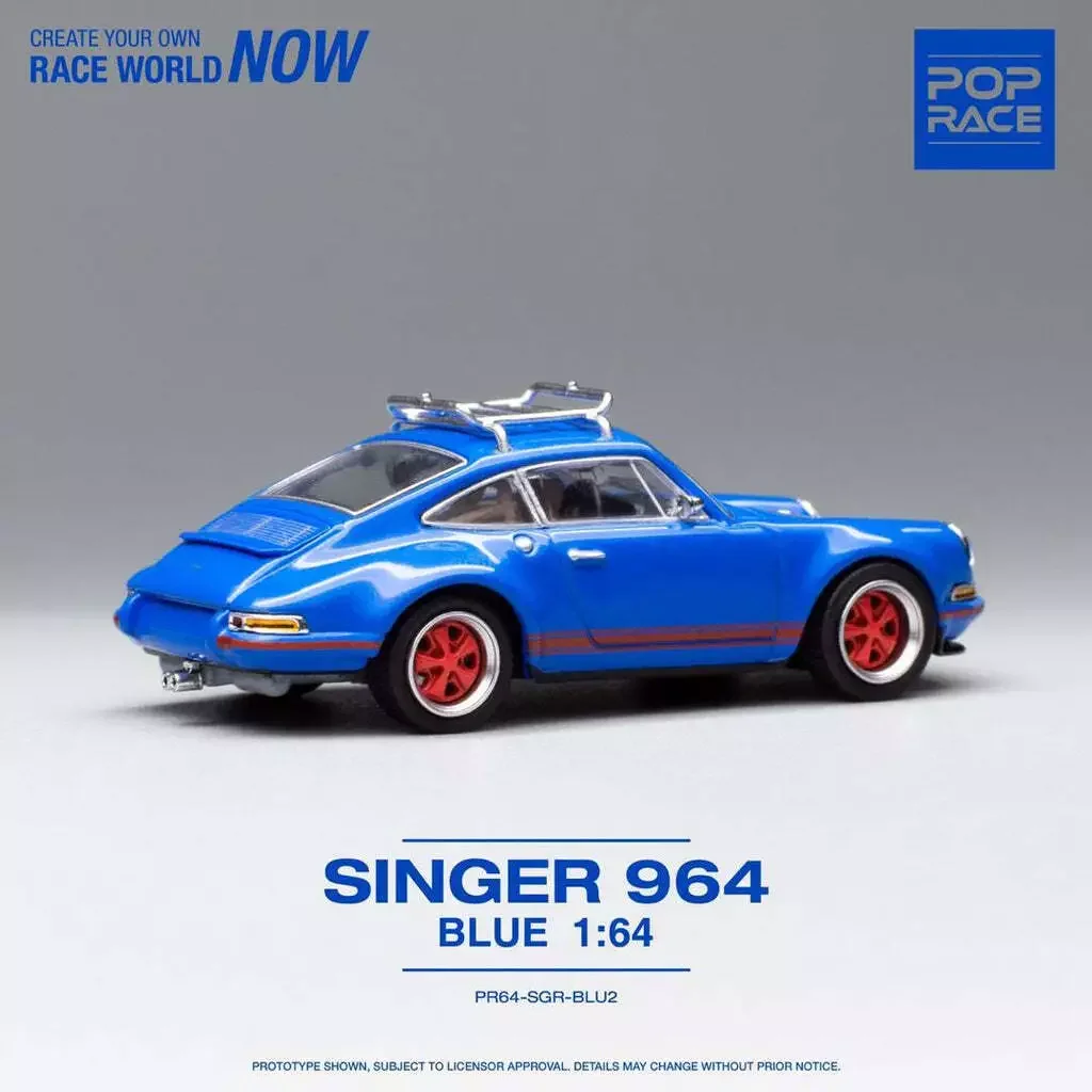 POP RACE 1:64 PR64-18 SINGER 964 WAKEBOARD Alloy CAR MODEL