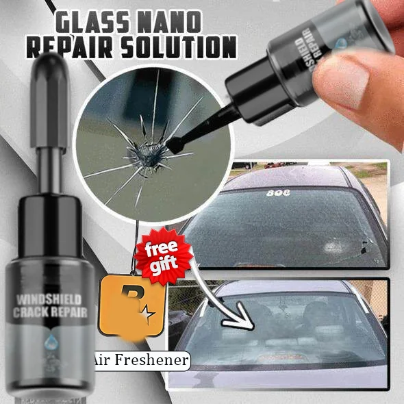 

Automotive Glass Nano Repair Fluid Windshield Repair Kit For Chips And Cracks, Glass Cracks Gone Repair Kit Windshield Tool