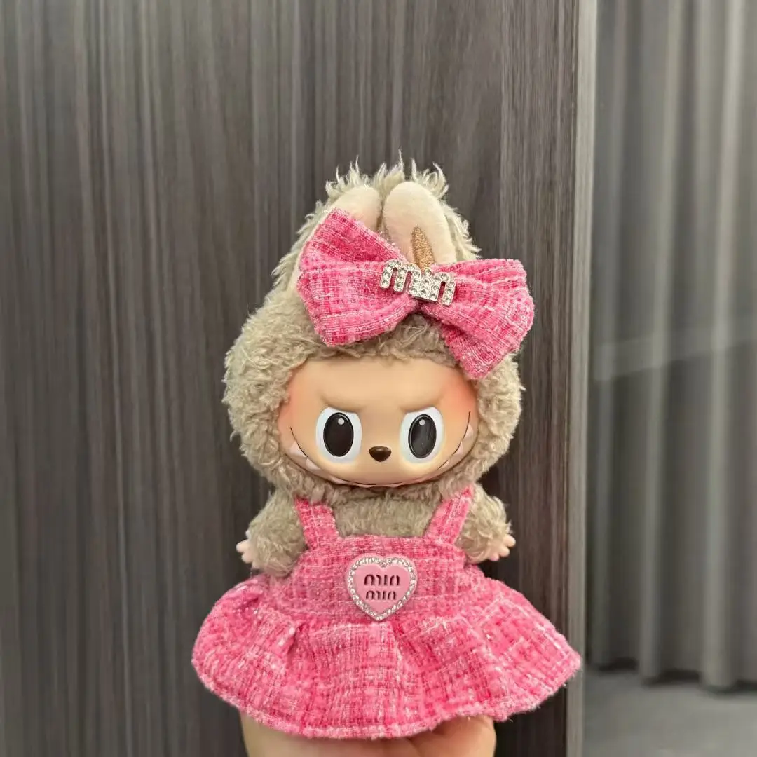 Only clothes for sale) 15/17cm pull cloth doll vinyl doll generation 2 generation wear hat skirt suit